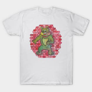 Bulldog Street Art Graffiti T-Shirt